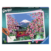 Ravensburger creart schilderen op nummer - japanese cherry blossom - afbeelding 1