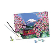 Ravensburger creart schilderen op nummer - japanese cherry blossom - afbeelding 3