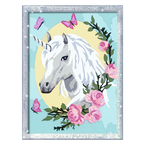 Ravensburger Creart Painting at Number Unicorn Portrait