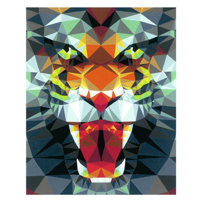 Ravensburger Creart Painting a numero Polygon Tiger