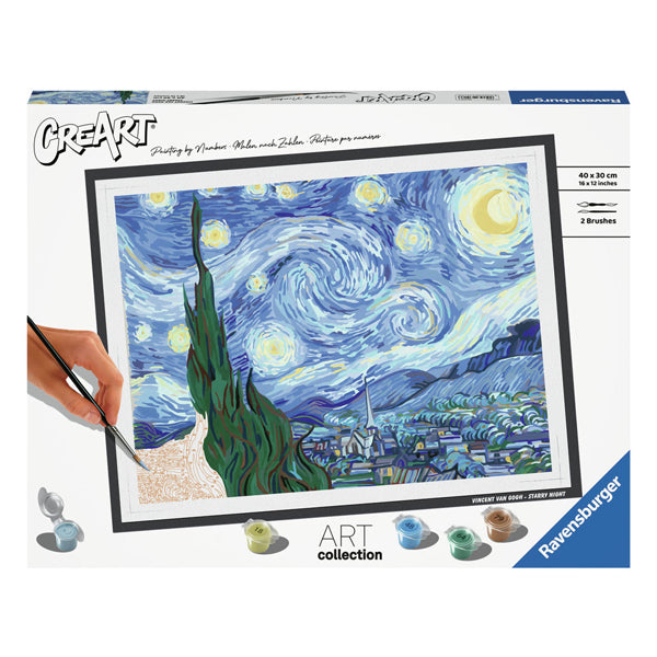Ravensburger Creart Painting on Song the Night Van Gogh