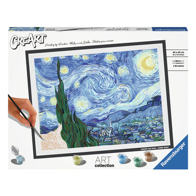 Ravensburger Creart Painting on Song the Night Van Gogh
