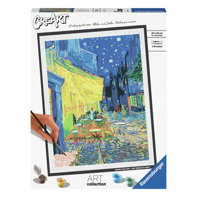 Ravensburger Creart Painting al numero Cafe Terrace Van Gogh