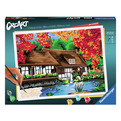 Ravensburger Creart Painting en Number Molen en Blautopf