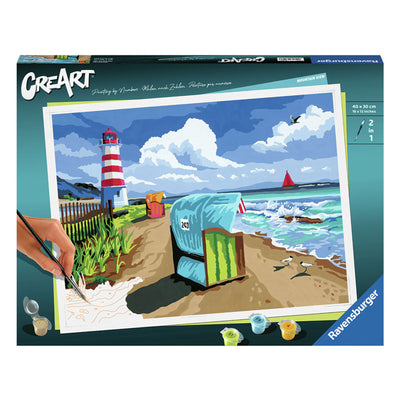 Ravensburger Creart Pintura en Song Holiday en el Mar Báltico