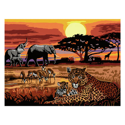 Ravensburger Creart Painting on Song Savannah Landscapes