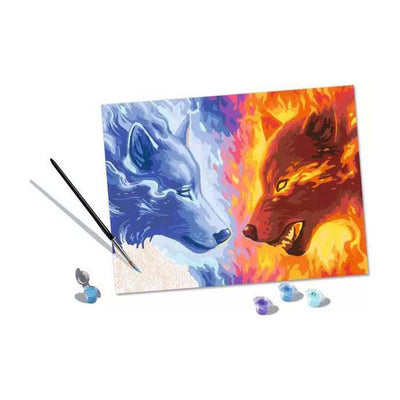 Ravensburger Pintura de Creart en Number Fire and Ice