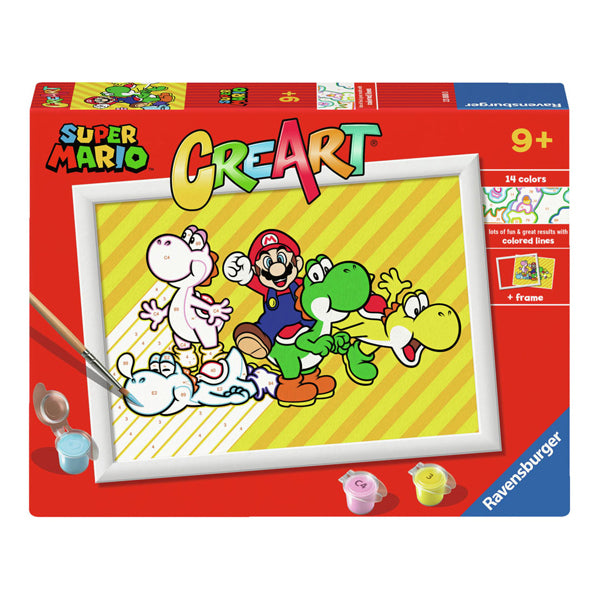 Ravensburger Creart Painting al numero Super Mario