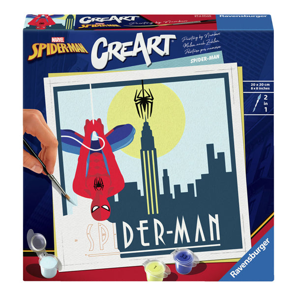 Ravensburger Creart Painting at Number Marvel Spiderman