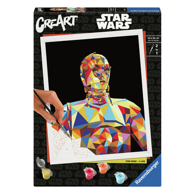 Ravensburger Creart Pintura de Number Star Wars C-3PO