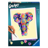 Ravensburger Pintura Ciente por número Elefante - afbeelding 1