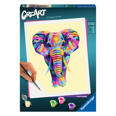 Ravensburger Pintura Ciente por número Elefante
