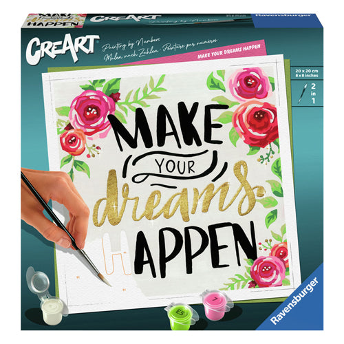 Ravensburger schilderen op nummer ravensburger creart schilderen op nummer - make your dreams happen
