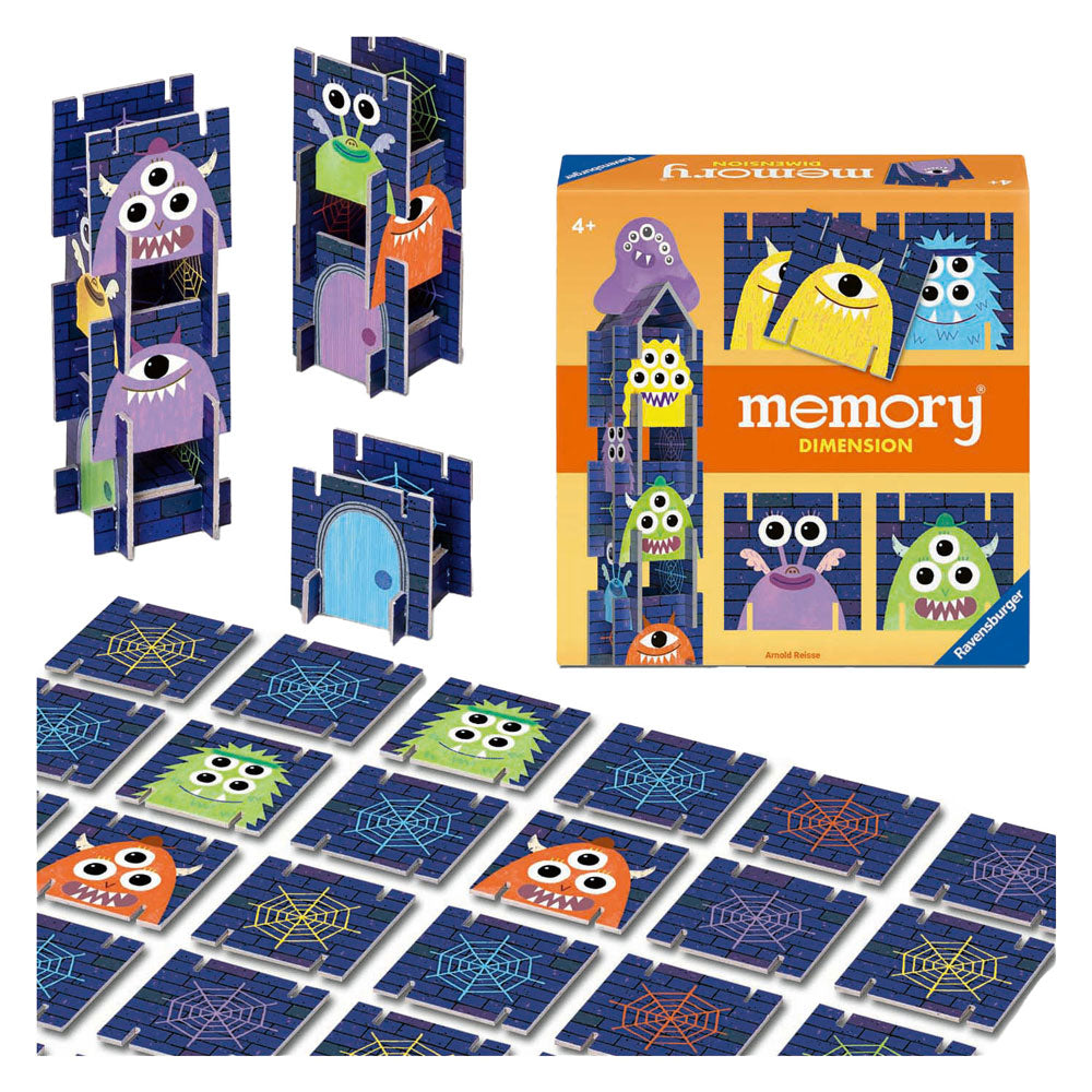Dimensiones del juego de memoria de Ravensburger