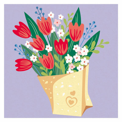 Ravensburger Pintura de Ciente por número - Tulpen Bouquet