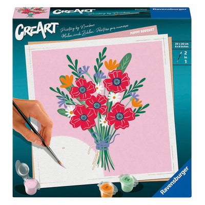 Ravvensburger Creart Painting by Number - Poppies Bouquet