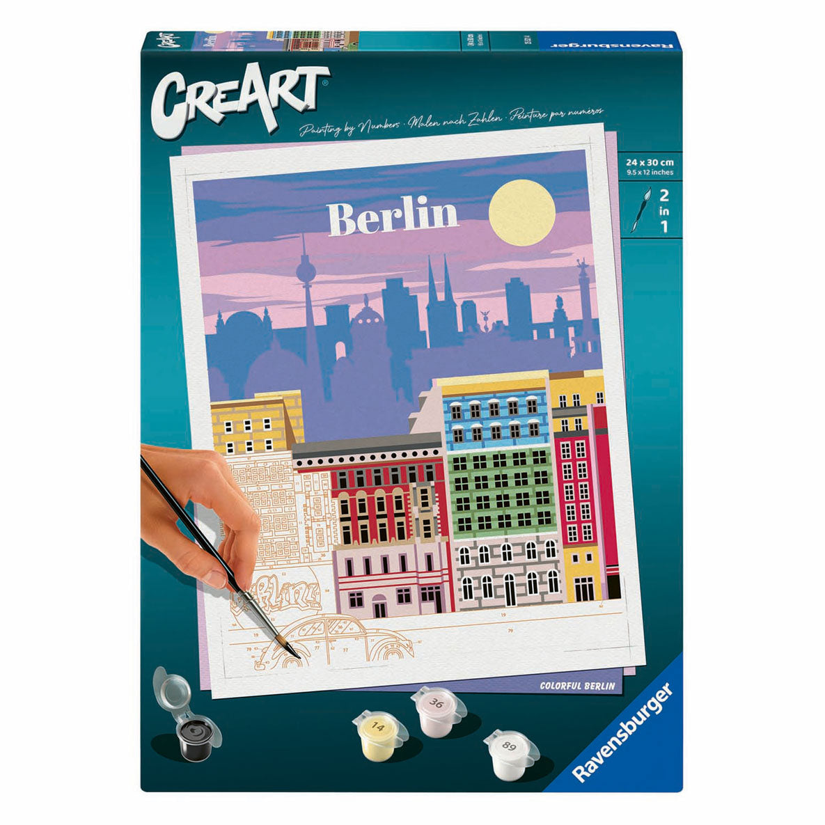 Pintura de RavensBurger Creart en número - Berlín