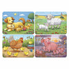 RAVENSBURGER puzzle puzzle i miei primi puzzle 4in1 animali da allevamento famiglie