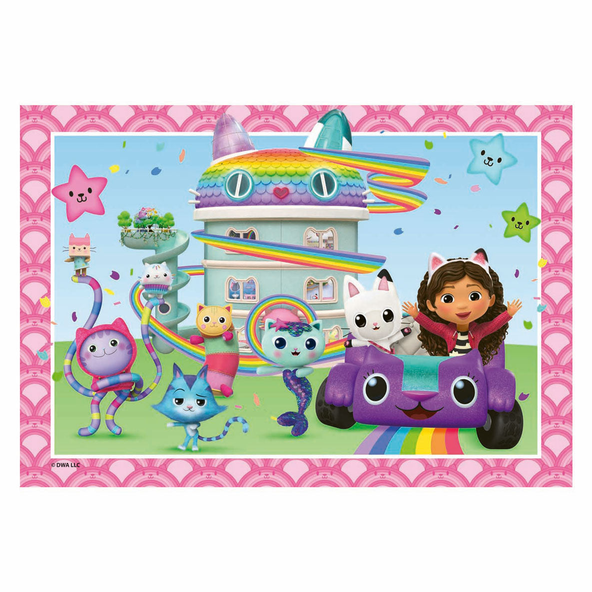 RAVENSBURGER JIGSAW Puzzle Gabby's Doll House, 2x24st.