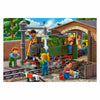 Aereo puzzle di ravensburger e riparazione del treno, 2x24st.