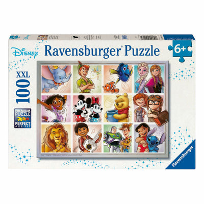 Ravvensburger Jigsaw Puzzle XXL Disney Personay, 100 °.