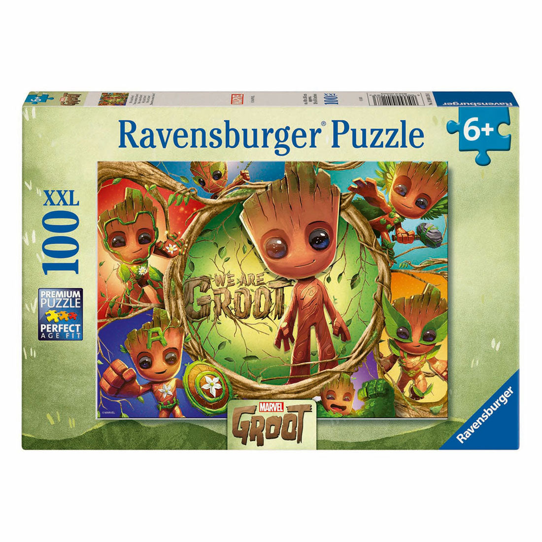Ravensburger legpuzzel xxl marvel groot, 100st.