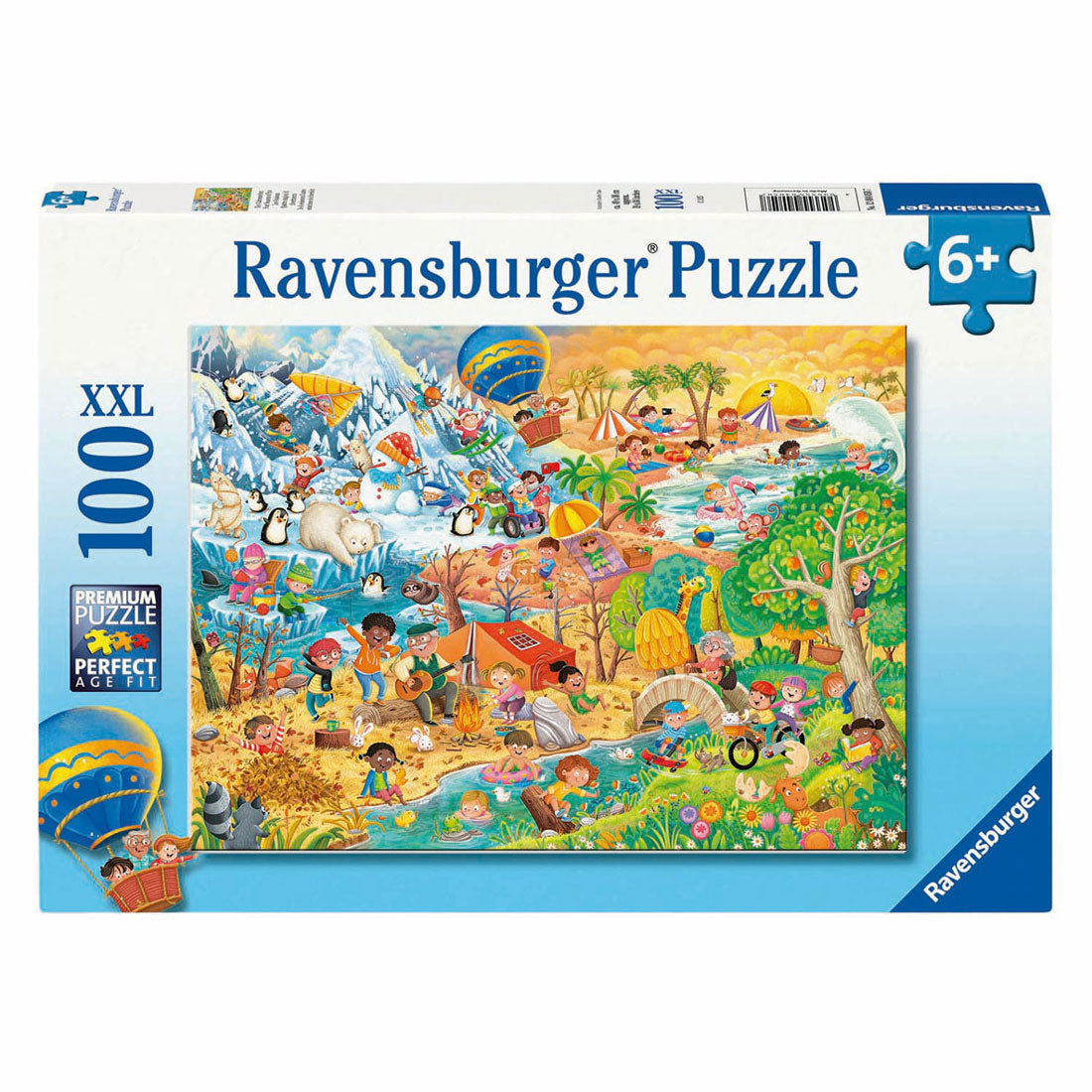 Ravensburger Jigsaw Puzzle XXL Four Seasons, 100.