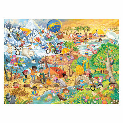 Ravensburger jigsaw puzzle XXL four seasons, 100th.