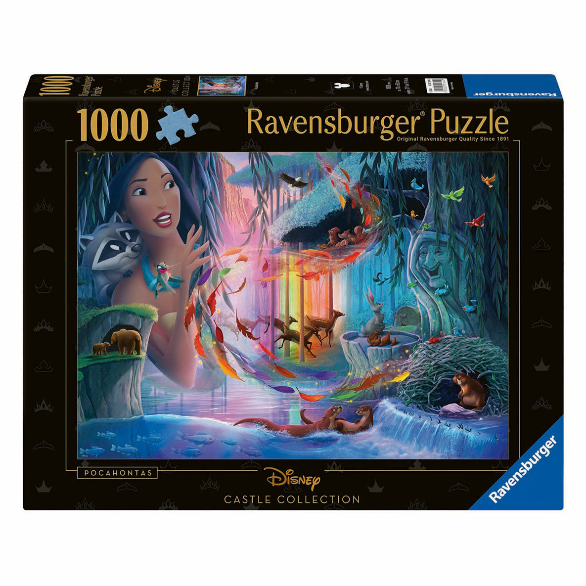 Ravensburger puzzel - disney castles: pocahontas - 1000 stukjes