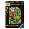 Ravensburger Wooden Jigsaw Puzzle Marvel Groot, 150º.