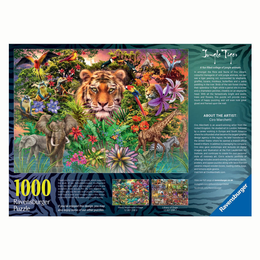Ravensburger Jungle Jungle Tiger, 1000º.