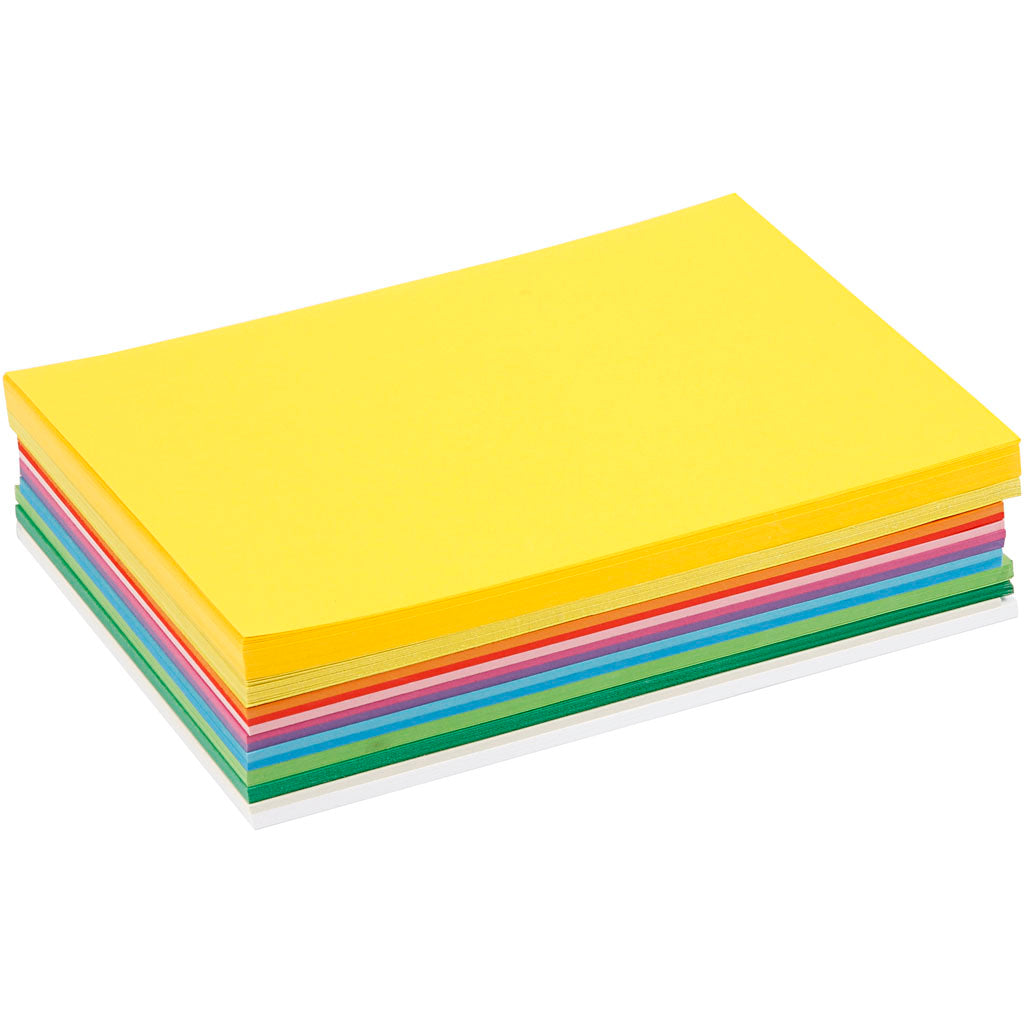 Cartoncino Colortime Spring, a5, foglio 148x210 mm, 180 g, colori vari, 300 fogli vari 1 scatola