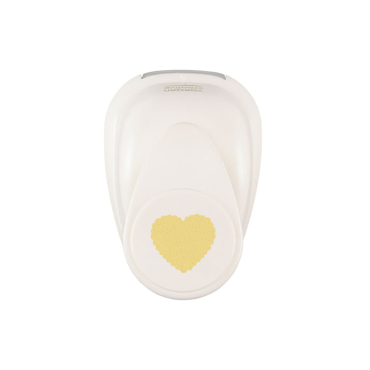 Vaessen creative • figura perforadora corazón festoneado mediano
