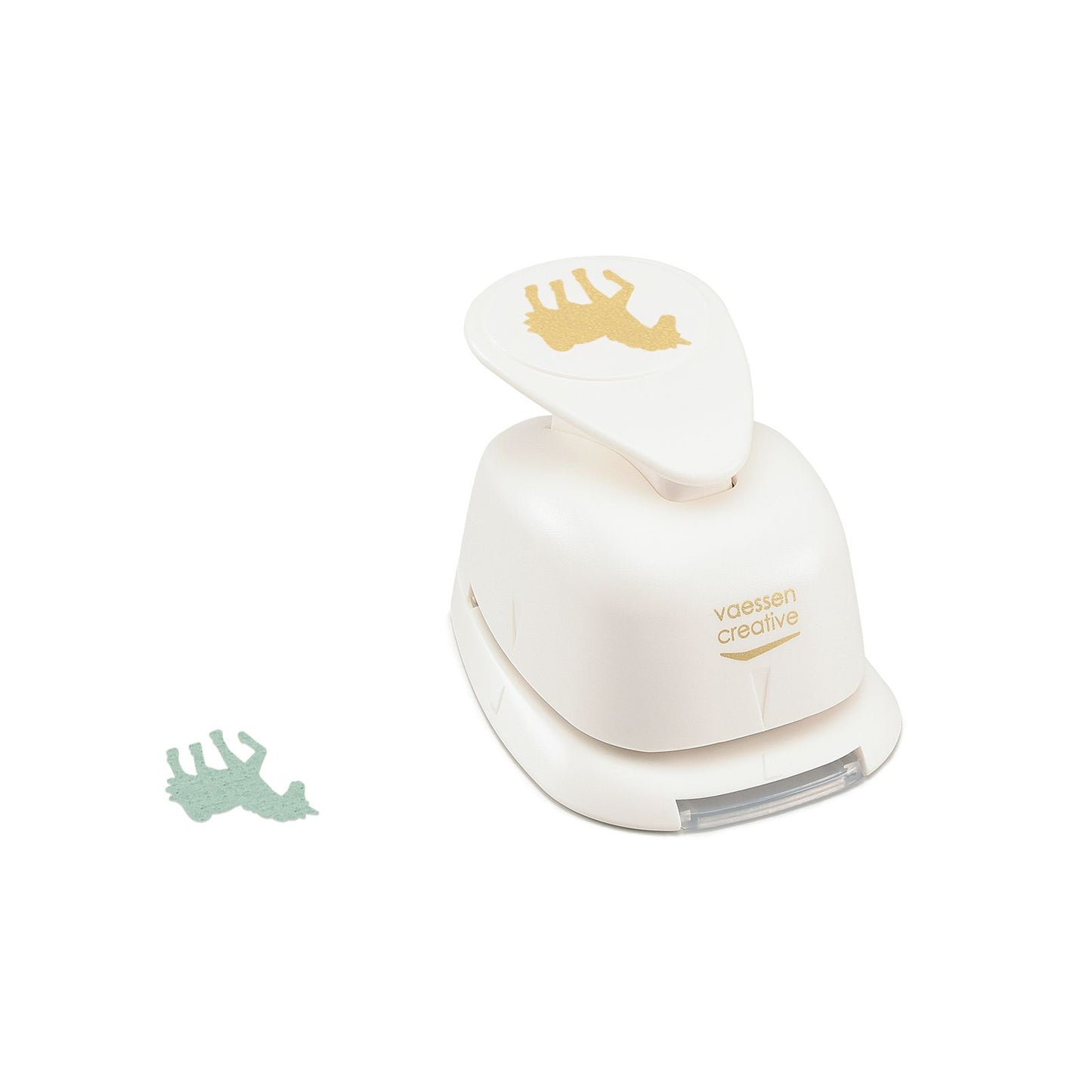 Vaessen creative • punzone con figura di unicorno medio 2x2 cm
