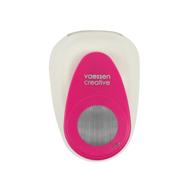 Vaessen creative • figura perforadora circular dentada maxi