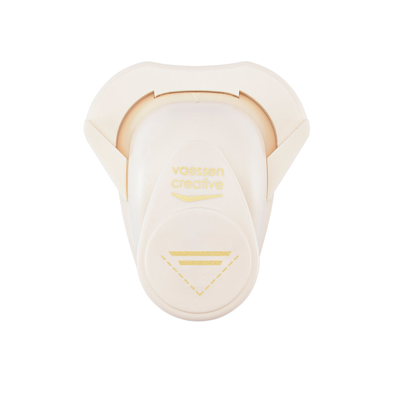 Vaessen creative • hoekpons streepjes 1,5x2,6cm