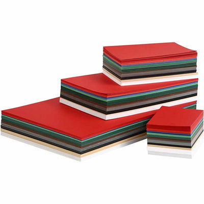 Cartoncino natalizio Colortime, a3, a4, a5, a6, 180 gr, vari colori, 1500 fogli div 1 scatola
