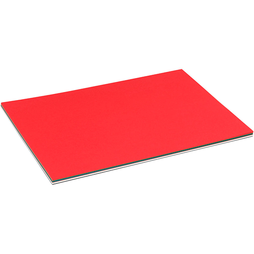 Cartoncino natalizio Colortime, a4, foglio 210x297 mm, 180 gr, colori vari, 30 fogli vari 1 scatola