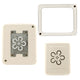 Vaessen creative • magnetische pons 3d bloem 3,8x4,6cm