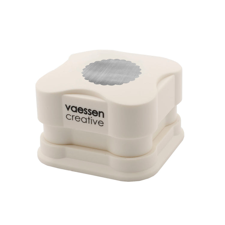 Vaessen creative • perforador magnético circular festoneado ø3,5 cm