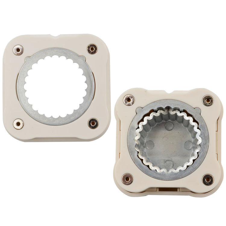 Vaessen creative • perforador magnético circular festoneado ø3,5 cm