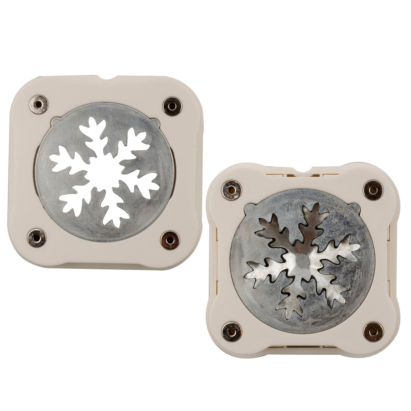 Vaessen creative • punzone magnetico fiocco di neve 3,8x3,8 cm