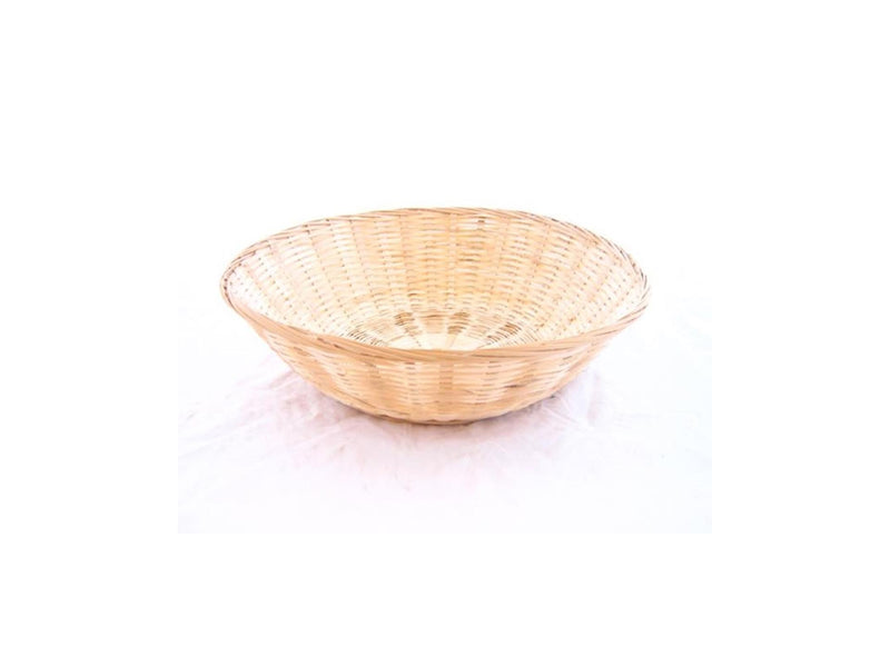 Baskin bamboe scheen mand rond ø35x11cm
