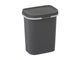 Curver afvalbak mistral plat 10 liter anthraciet 25x17x30 cm (bxdxh)