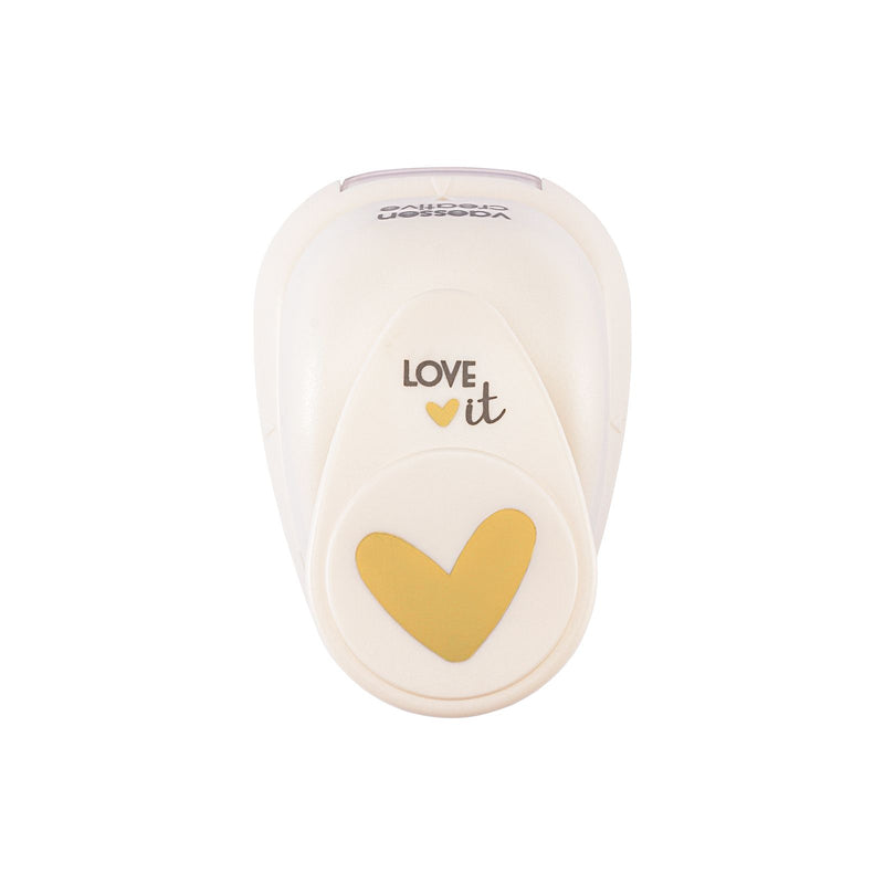 Vaessen creative • love it figuurpons hart speels medium