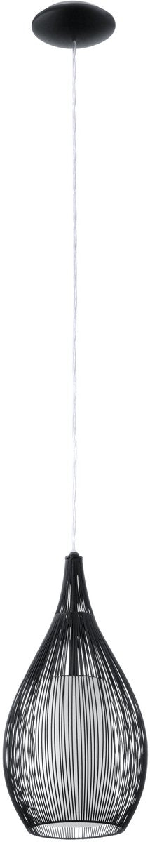 Eglo razoni - hanglamp - e27 - ø 19 cm - zwart