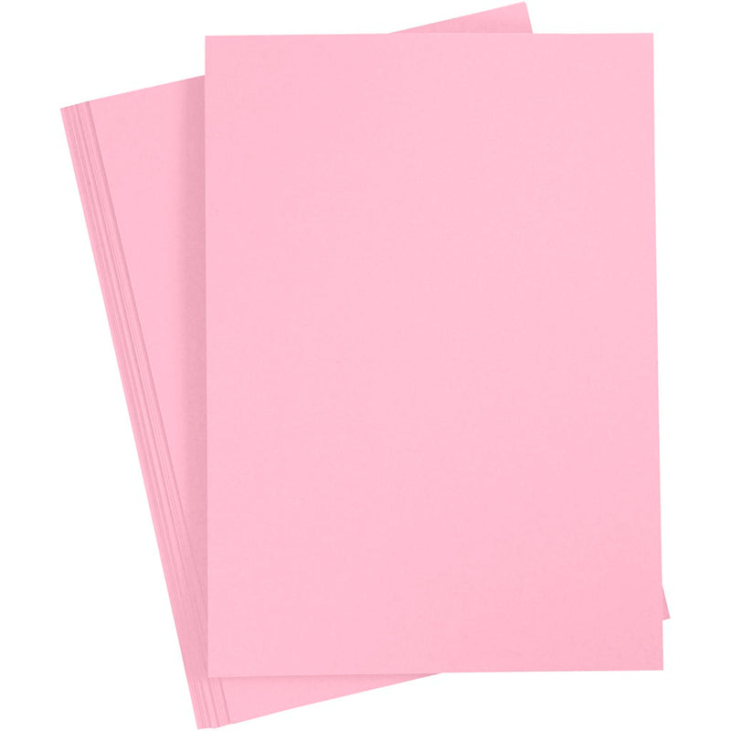 Creativ company cartulina de colores, A3, hoja 297x420 mm, 180 gr, rosa claro, 20 hojas 1 caja
