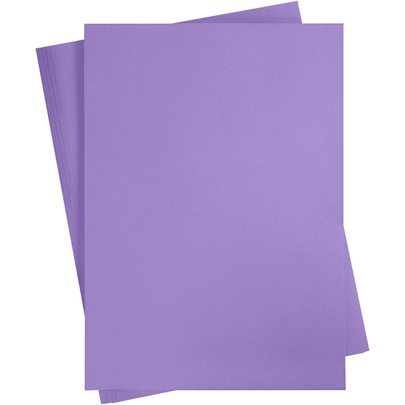 Creativ company cartoncino colorato, a2, foglio 420x594 mm, 180 gr, viola, 10 fogli 1 scatola