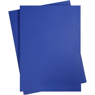 Creativ company cartulina de colores, a2, hoja 420x594 mm, 180 gr, azul royal, 10 hojas 1 caja