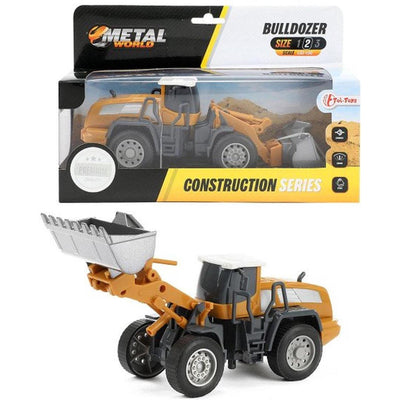 Metal Building Vehicle -White charger 1:55